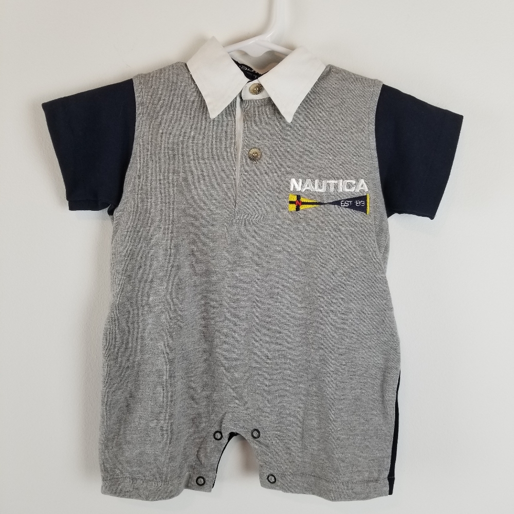 NWT Nautica Gray One Piece 3-6 Months